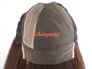 分け目引き抜きレースウィッグ