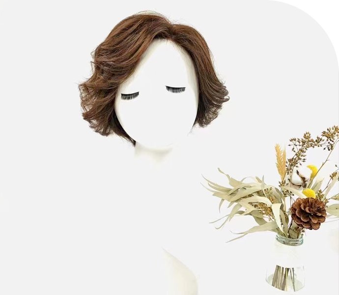 手植え医療用ウィッグ 