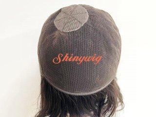 つむじ引き抜き半手植えウィッグ