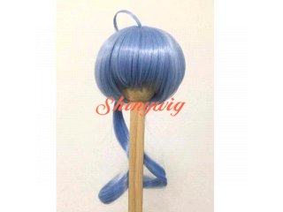 おさげに細かいツーテールショート