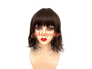 新品ー韓国風可愛いカールミディアムボブ